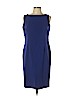 A LINE ANNE KLIEN Blue Casual Dress Size 12 - photo 1