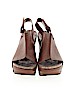 Pierre Dumas Brown Wedges Size 6 1/2 - photo 2