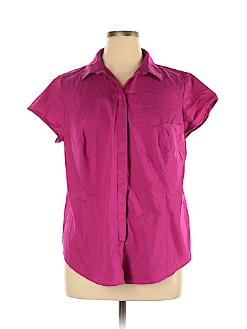 Worthington Short Sleeve Blouse (view 1)