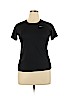 Nike 100% Polyester Black Active T-Shirt Size L - photo 1