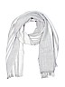 Unbranded Stripes Gray Scarf One size - photo 1