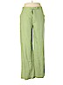 Assorted Brands 100% Linen Green Linen Pants Size XL - photo 1