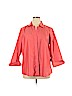 Foxcroft Pink 3/4 Sleeve Button-Down Shirt Size 18 - photo 1