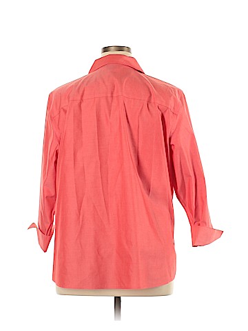Foxcroft 3/4 Sleeve Button-Down Shirt (view 2)