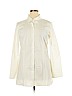 New York & Company White Long Sleeve Blouse Size XL - photo 1