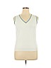 St. Aumont White Sweater Vest Size XL - photo 1