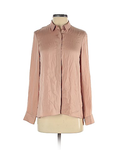 Alice + Olivia Long Sleeve Silk Top (view 1)