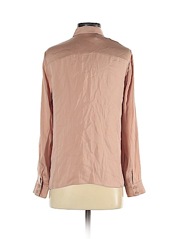 Alice + Olivia Long Sleeve Silk Top (view 2)