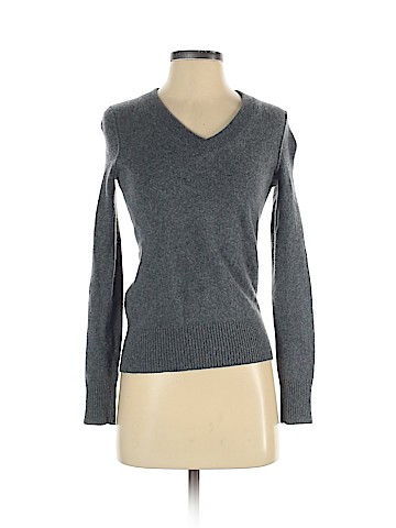 Aqua Cashmere Pullover Sweater (view 1)