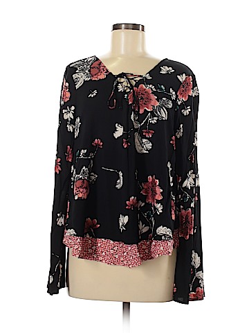 Love, Fire Long Sleeve Blouse (view 1)