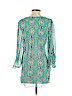 Dina Be 100% Polyester Teal 3/4 Sleeve Blouse Size S - photo 2