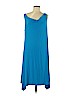 Eileen Fisher Blue Casual Dress Size L - photo 1