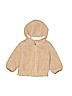Baby Gap Solid Tan Fleece Jacket Size 6-12 mo - photo 1