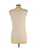 Lafayette 148 New York 100% Linen Tan Sleeveless Top Size L - photo 2