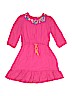 Mini Boden 100% Viscose Solid Pink Dress Size 9 - 10 - photo 1