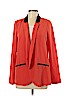 Lush 100% Polyester Orange Blazer Size L - photo 1