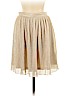 H&M 100% Polyester Tan Casual Skirt Size 8 - photo 1