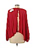 One One Six 100% Polyester Red Long Sleeve Blouse Size L - photo 2