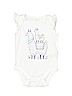Baby Gap 100% Cotton Ivory Short Sleeve Onesie Size 12-18 mo - photo 1