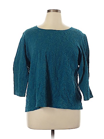 Croft & Barrow 3/4 Sleeve Top (view 1)