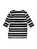 Old Navy 100% Cotton Stripes Black 3/4 Sleeve T-Shirt Size 10 - 12 - photo 2