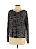 Poof! Black Long Sleeve Top Size L - photo 1