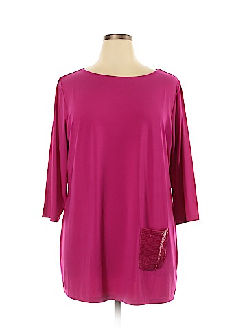Joan Rivers 3/4 Sleeve Top (view 1)