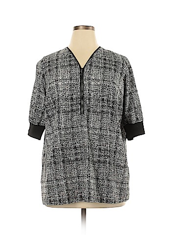 Jessica London 3/4 Sleeve Blouse (view 1)