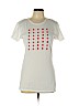 Tory Burch 100% Cotton White Short Sleeve T-Shirt Size L - photo 1