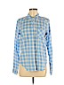 Paige 100% Cotton Blue Long Sleeve Button-Down Shirt Size S - photo 1