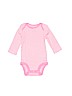 Carter's 100% Cotton Pink Long Sleeve Onesie Size Newborn - photo 1