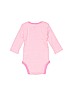 Carter's 100% Cotton Pink Long Sleeve Onesie Size Newborn - photo 2