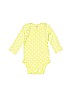 Carter's 100% Cotton Polka Dots Green Long Sleeve Onesie Size Newborn - photo 1