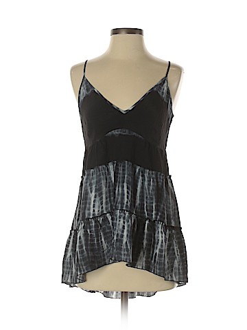 BCBGMAXAZRIA Sleeveless Silk Top (view 1)