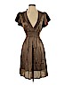 BCBGMAXAZRIA 100% Polyester Tan Cocktail Dress Size S - photo 1