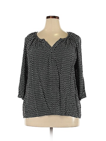 Anne Carson 3/4 Sleeve Blouse (view 1)