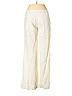 H&M 100% Linen Ivory Linen Pants Size 8 - photo 2
