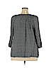 Anne Carson 100% Rayon Black 3/4 Sleeve Blouse Size 2X - photo 2