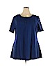 D&Co. Blue Casual Dress Size 2X - photo 1