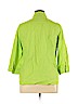 Kim Rogers 100% Linen Green Long Sleeve Blouse Size XL - photo 2