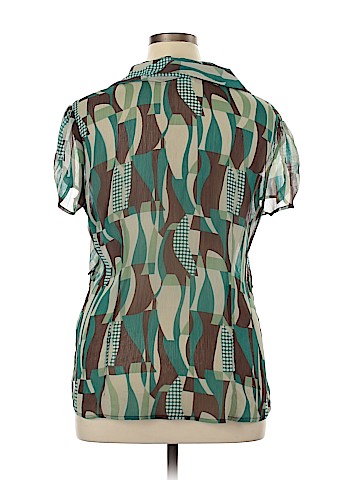 Cato Plus Short Sleeve Blouse (view 2)