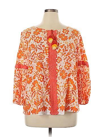 Crown & Ivy 3/4 Sleeve Blouse (view 1)