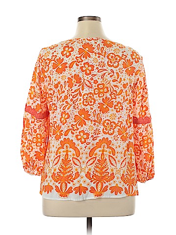 Crown & Ivy 3/4 Sleeve Blouse (view 2)