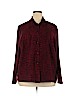 Sag Harbor Red Long Sleeve Button-Down Shirt Size 20 - photo 1