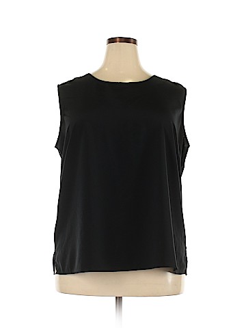 KR Essentials Petite Sleeveless Blouse (view 1)
