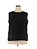 KR Essentials Petite 100% Polyester Black Sleeveless Blouse Size 2X - photo 1