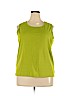 St. John's Bay 100% Cotton Green Tank Top Size 2X - photo 1