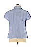 St. John's Bay Plus Blue Short Sleeve Button-Down Shirt Size 1X - photo 2