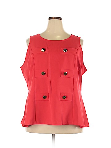 ELOQUII Sleeveless Blouse (view 1)