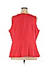 ELOQUII 100% Polyester Red Sleeveless Blouse Size 22 - photo 2